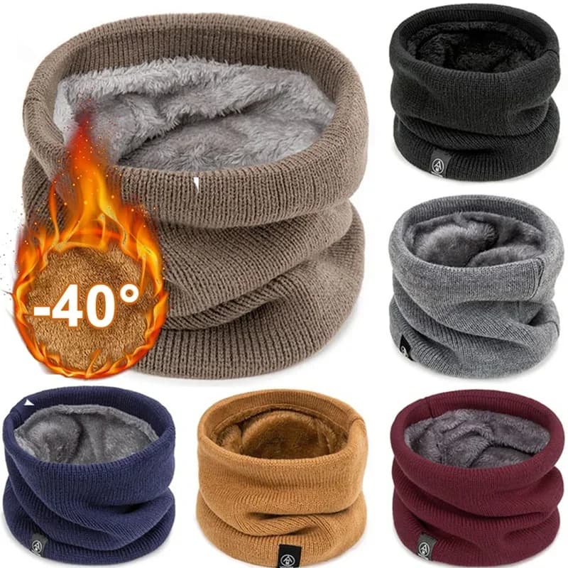 Tour de cou thermique unisexe hiver - Protection vent pour ski running cyclisme pêche