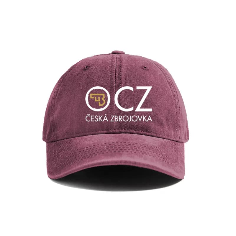 Casquette baseball Ceska Zbrojovka vintage - Chapeau pêche rétro ajustable été CZ firearms