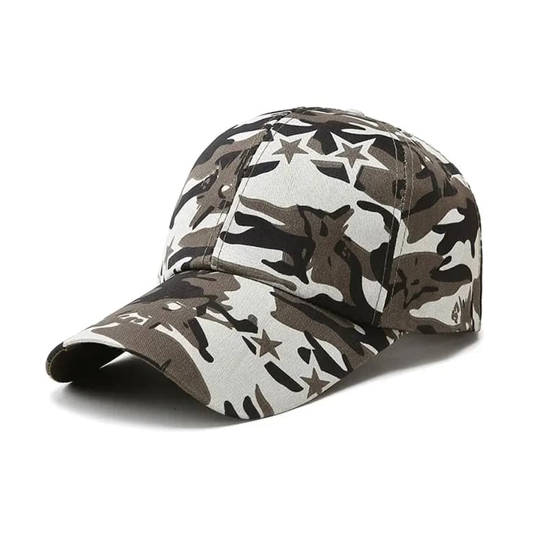 Casquette ajustable camouflage pêche été - Protection solaire camping randonnée pêche