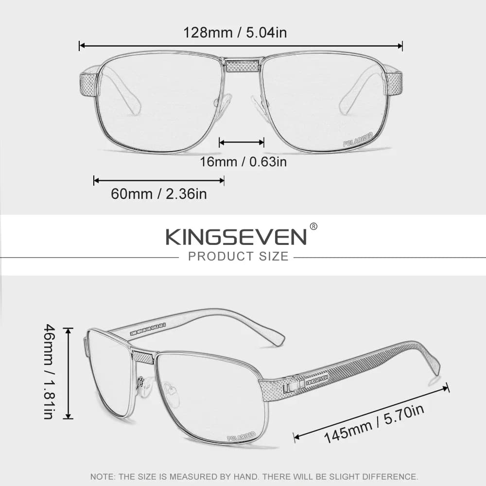 Lunettes de pêche polarisées KINGSEVEN vintage - Style rétro pour pêcheurs élégants