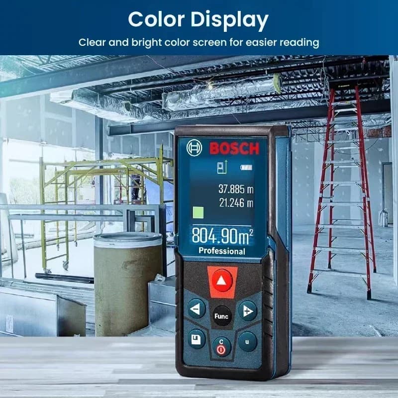 Télémètre laser BOSCH GLM 400 40m écran couleur haute précision pour pêche professionnelle