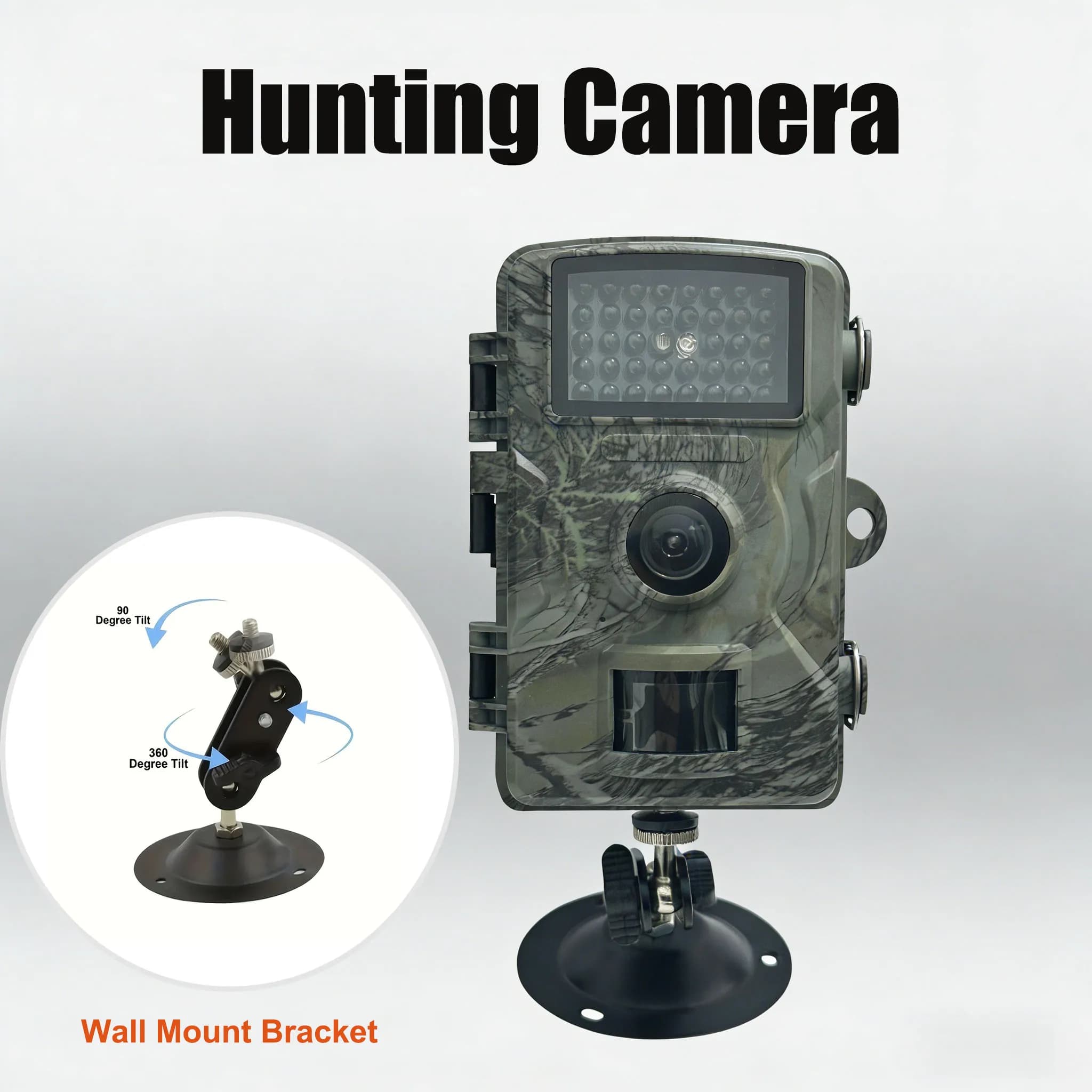 Caméra de piste IP66 étanche avec vision nocturne infrarouge pour surveillance continue de la faune aquatique