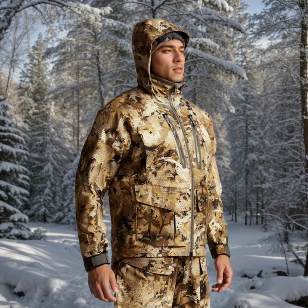 Veste de pêche hiver haute qualité homme imperméable isolation Hifad vêtements chasse