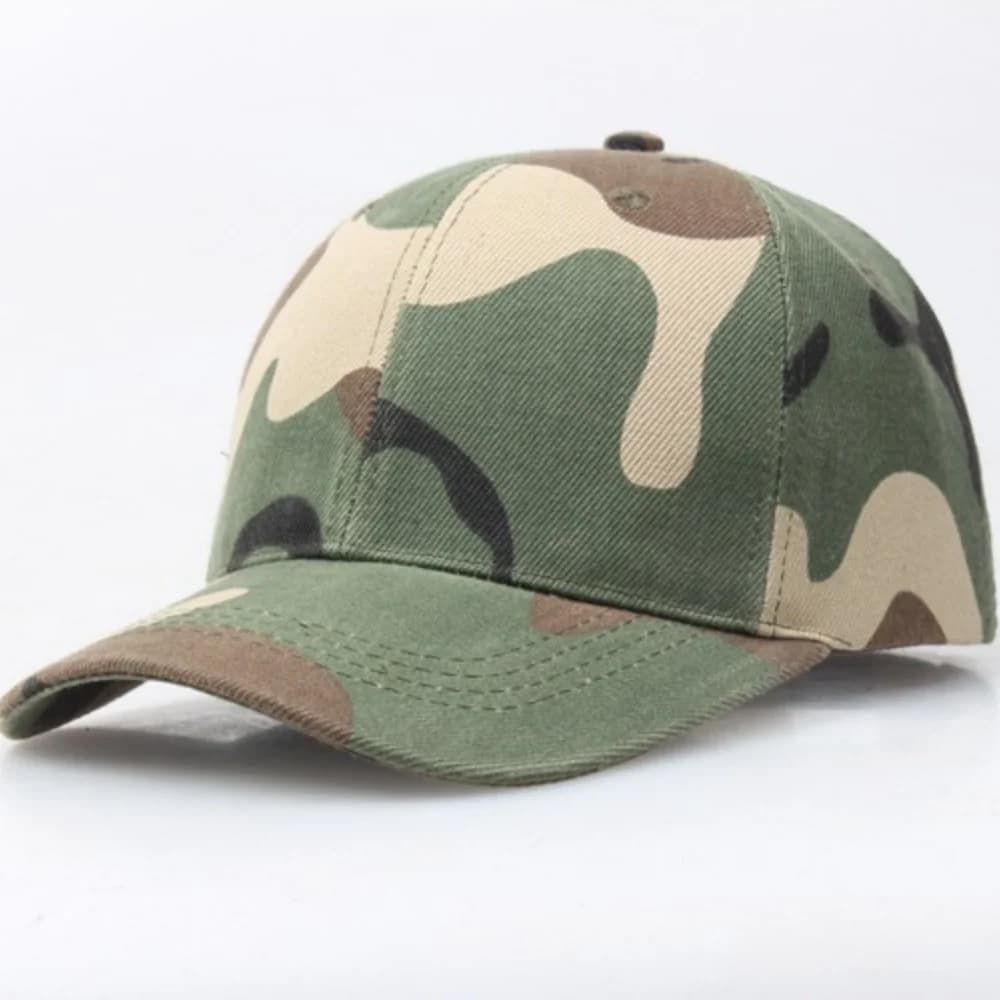 Casquette camouflage pêche unisexe 7 couleurs - Protection solaire sport été homme femme outdoor