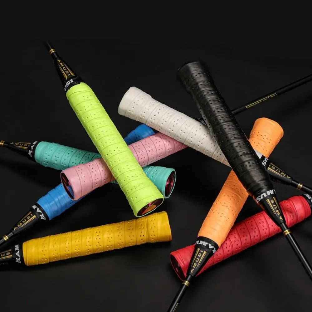 Bande de grip microfibre épaissie pour raquette de badminton, antidérapante et durable