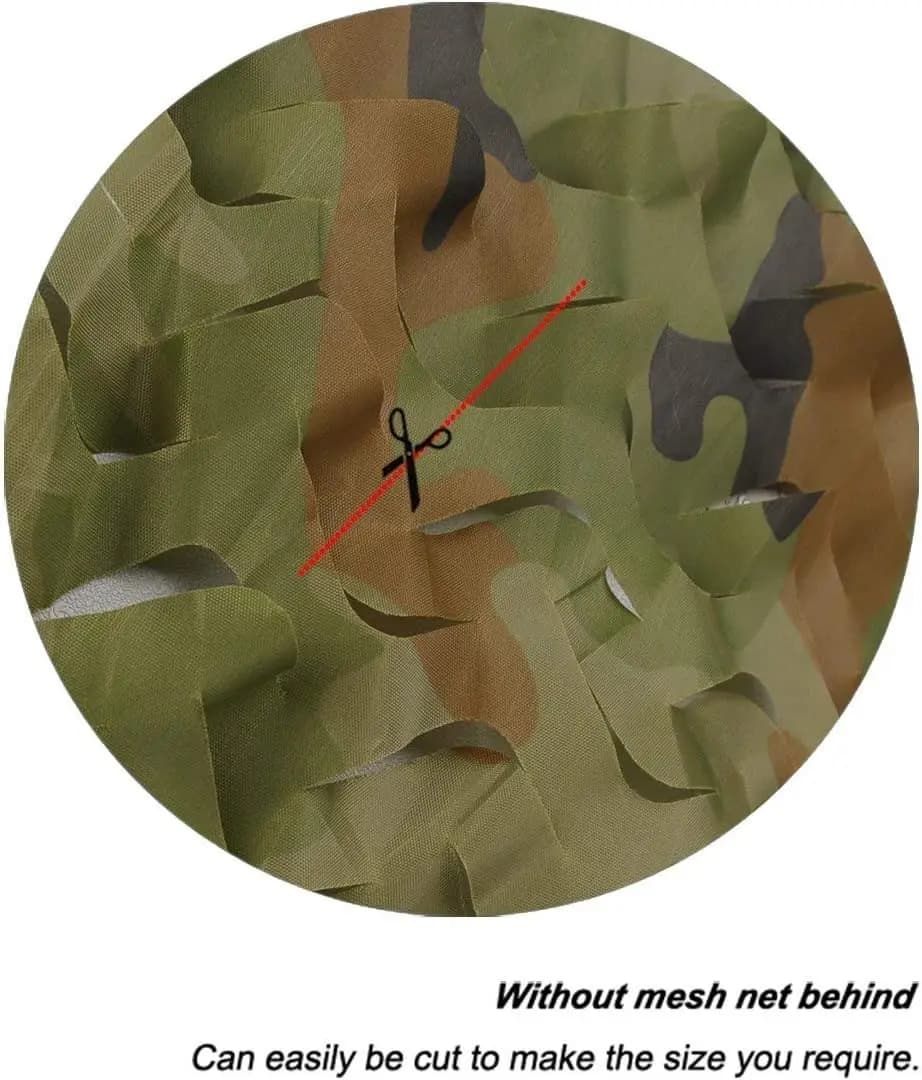 Filet camouflage rouleau 10m pour chasse pêche - Protection discrète observation nature extérieure