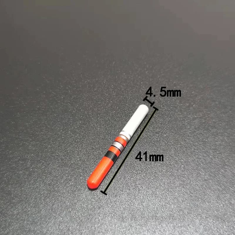 Lot de 5 bâtons lumineux vert et rouge pour pêche de nuit, lampe LED CR322, accessoire