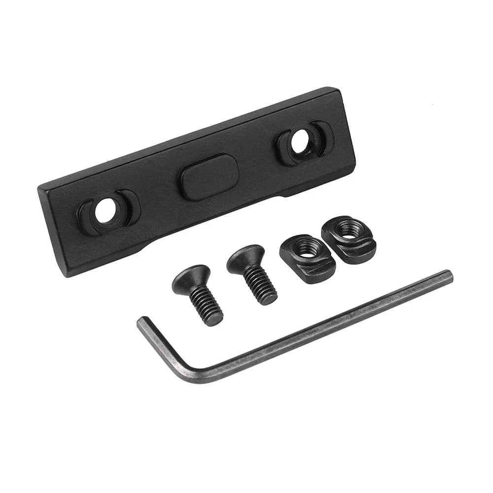 Adaptateur bipode M-LOK Keymod pour rail Picatinny AR15 - montage bas profil chasse tactique