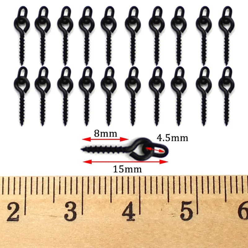 Accessoires carp fishing D-rig zig rig method feeder avec perles connecteurs et aligneurs de ligne