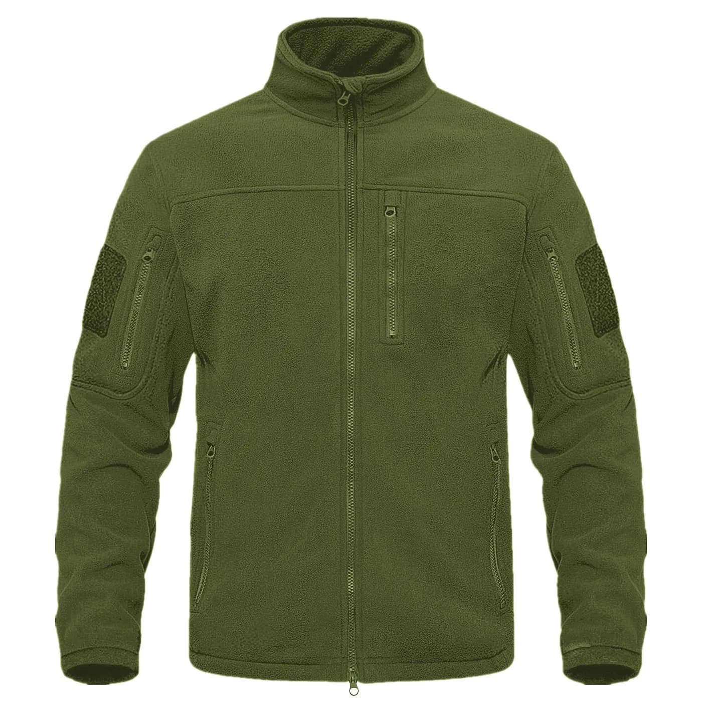 Veste polaire col montant thermique mi-haute pour pêche automne hiver activités outdoor