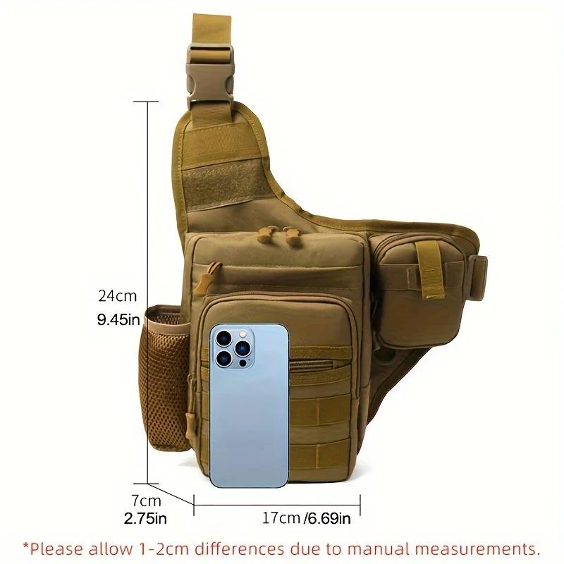 Sac bandoulière pêche étanche sport outdoor - Sac dorsal vélo randonnée camping tactique