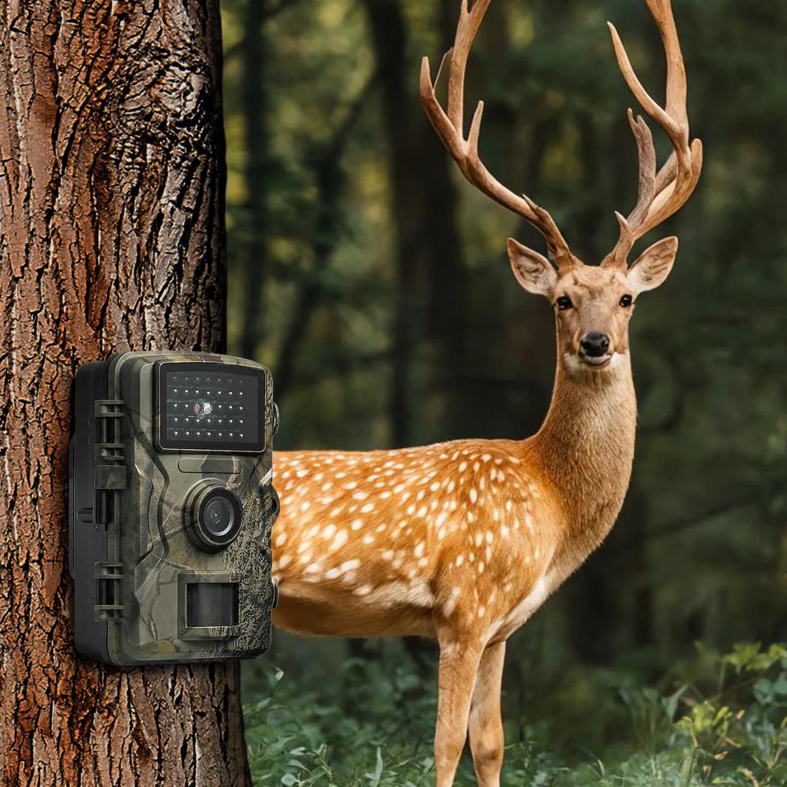 Mini caméra de chasse étanche IP66 à déclenchement rapide 0.8s pour piste avec longue autonomie