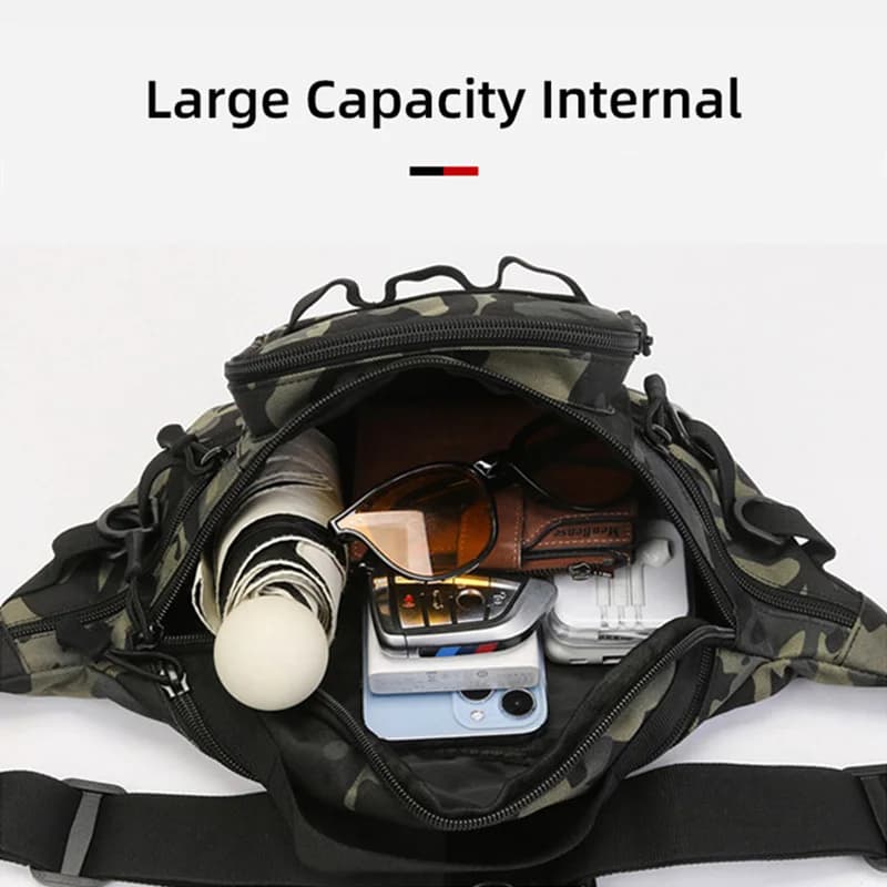 Sac ceinture pêche tactique étanche molle multifonction - Pour pêche, chasse et voyage militaire