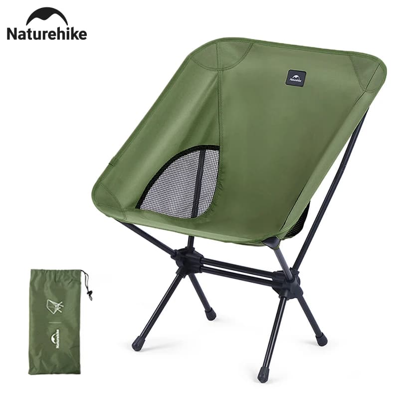 Chaise lune ultralégère Naturehike YL08 pour pêche nomade - Large et pliable en quelques secondes