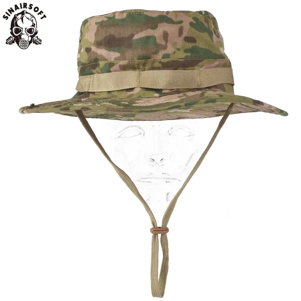 Casquette tactique camouflage SINAIRSOFT - Boonie hat pêche randonnée chasse sport soleil