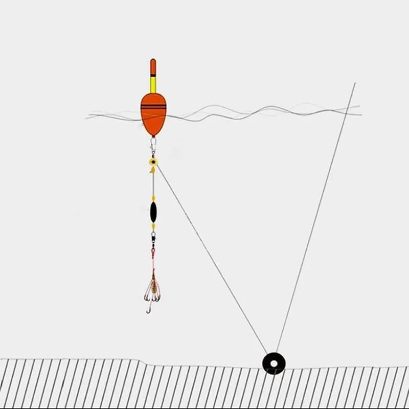 Nouveau set de 30 stops à frapper flotteur pêche mer, en plastique et métal, pour connexion des esches