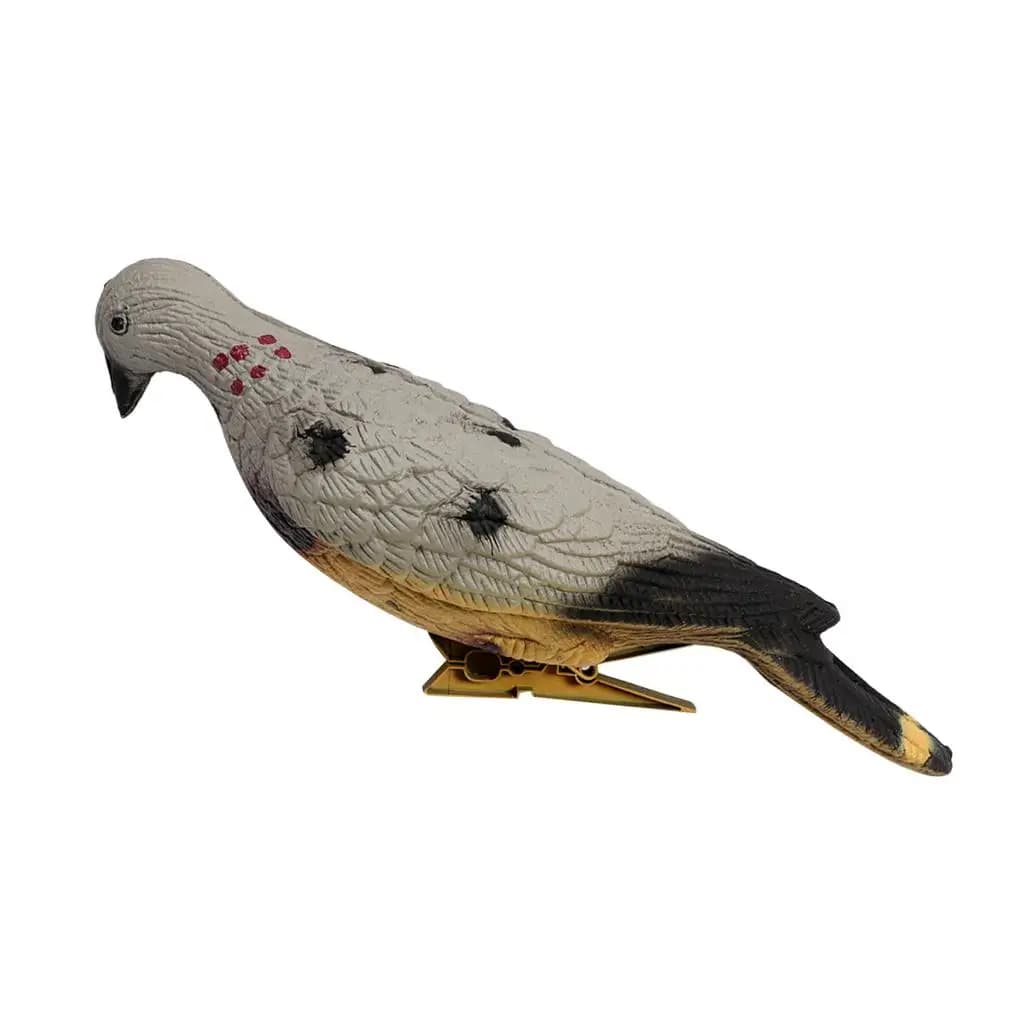 Leurre pigeon 3D complet avec clip métallique - Pour chasse extérieure et décoying efficace