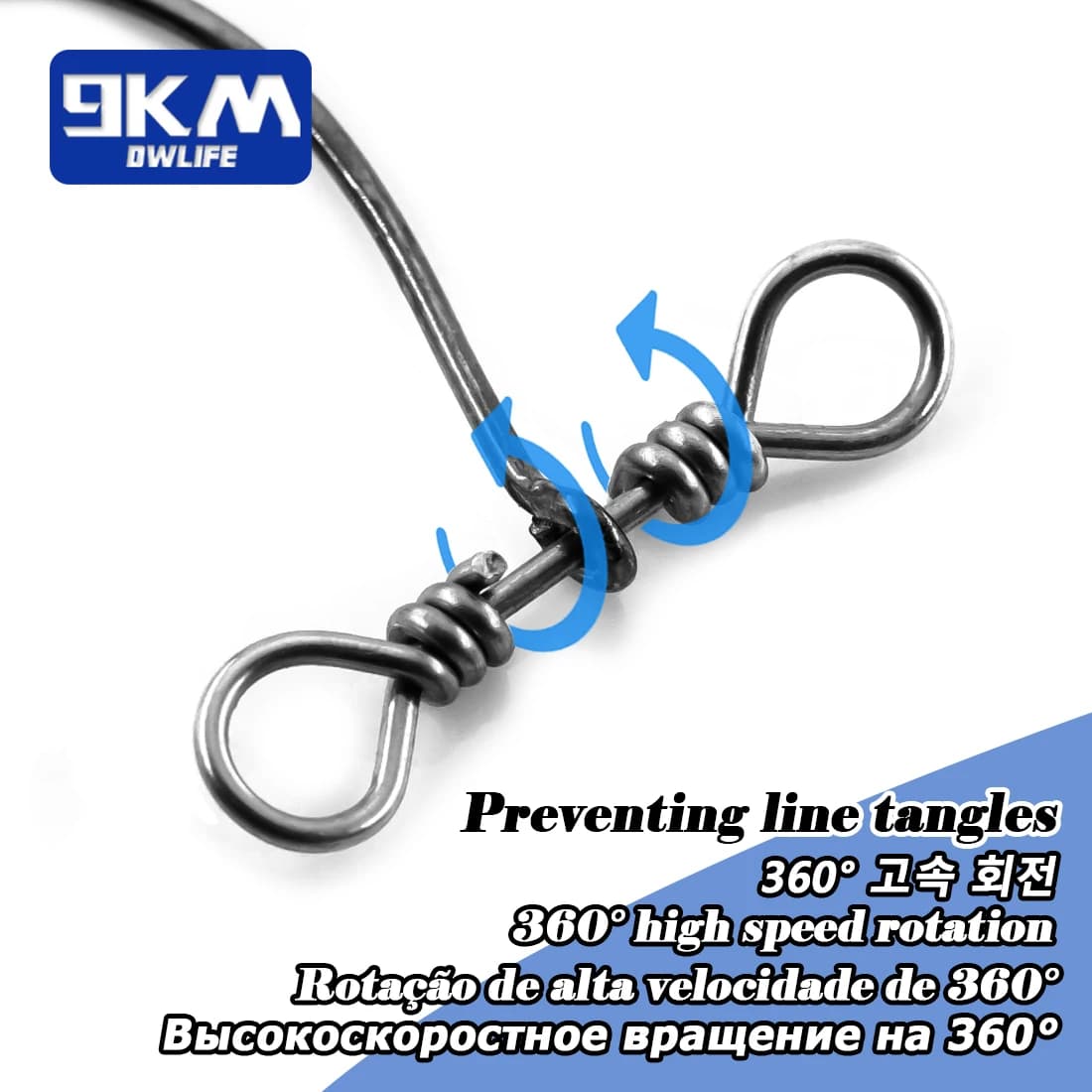 Hameçons Drop Shot 10 à 30 pièces avec swivel - Pour bar, perche, carpe et silure