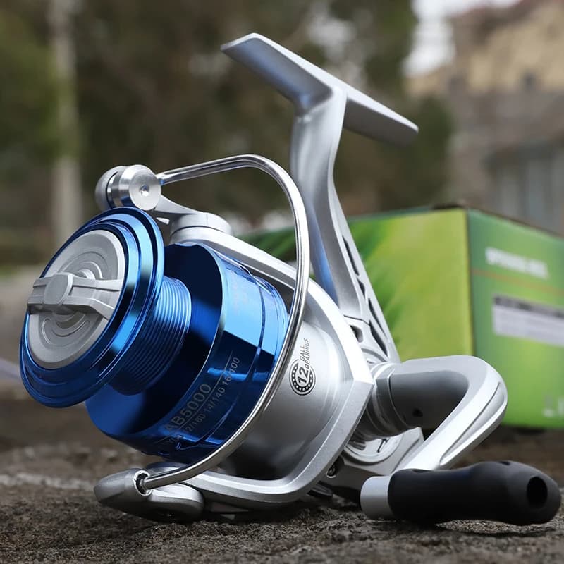 Moulinet de pêche spinning Billings pour eau douce et mer ultra-léger bobine pliante rocker interchangeable gauche droite