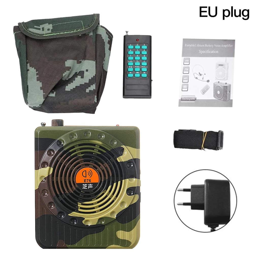 Amplificateur son professionnel petite taille télécommande pour appeaux leurres chasse