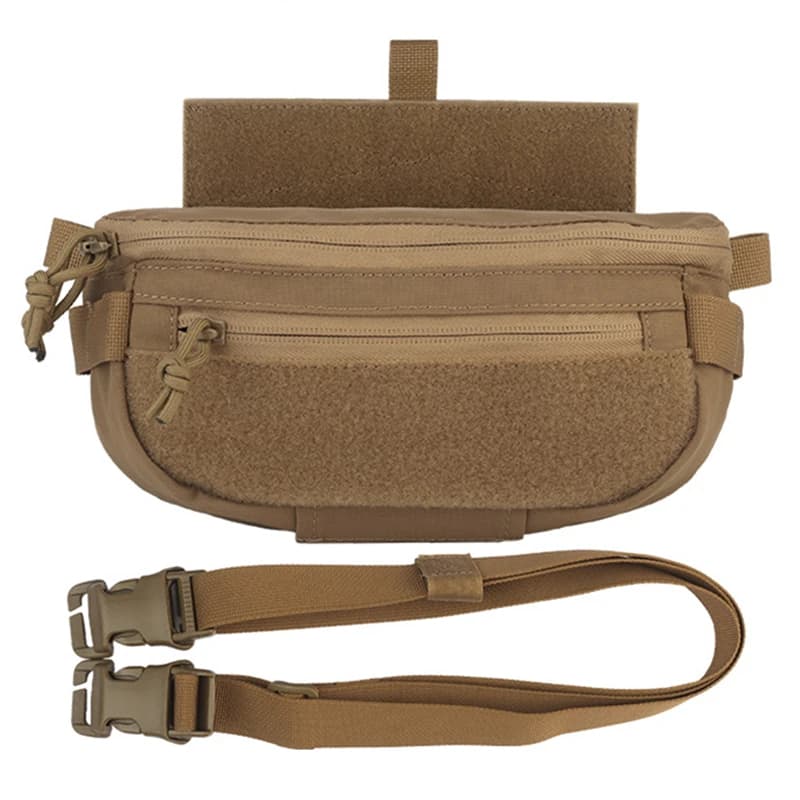 Sac abdominal rapide détachable pour pêche en kayak et équipement de pêcheur nomade