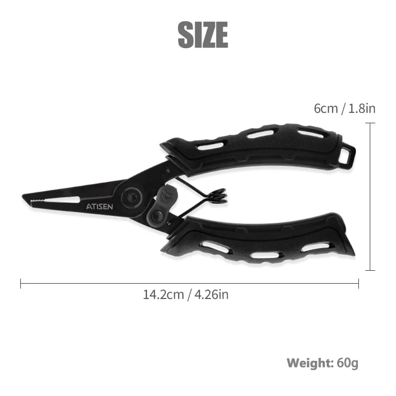Pince à poisson professionnelle acier inox - Gripper pêche contrôle poisson outil sécurité