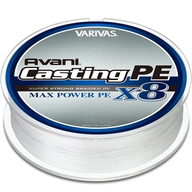 Ligne de pêche Varivas Avani Casting PE Max Power X8, 8 brins japonais, 300 m, résistance