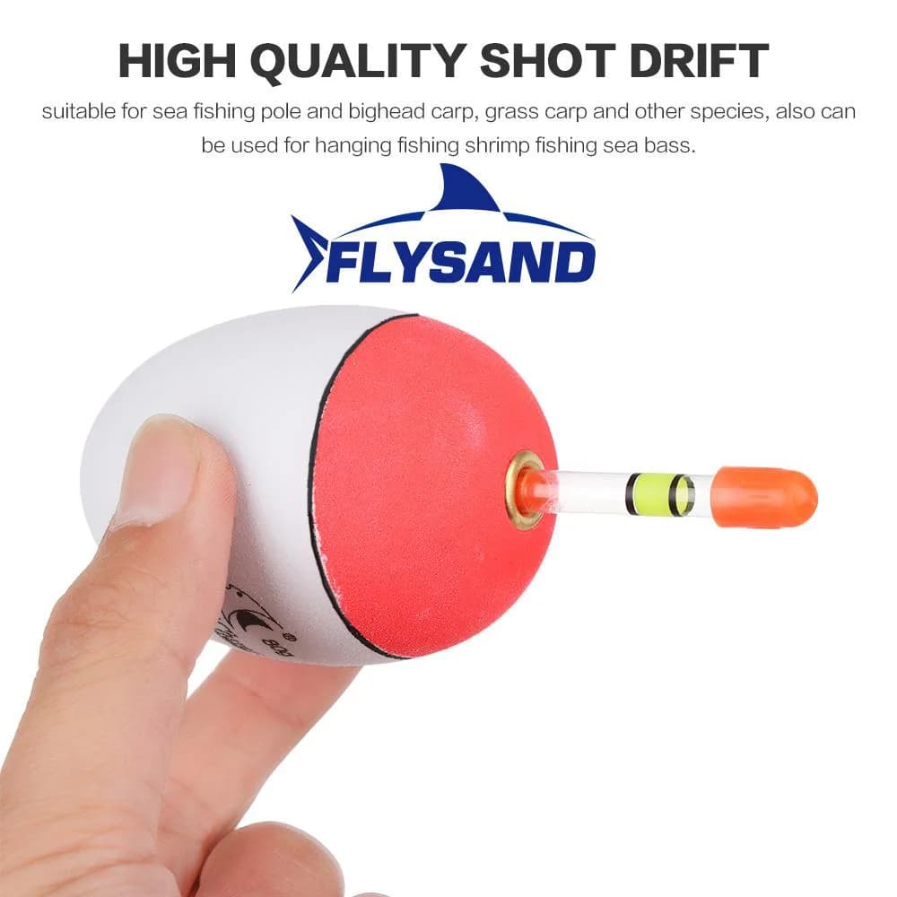 Flotteurs EVA FLYSAND pour pêche en mer et carpe - Accessoires pêche 10g-100g de flottabilité haute qualité