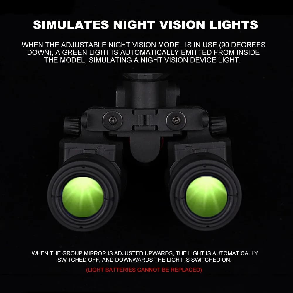 Jumelles vision nocturne AN-PVS31 modèle factice cosplay pêche nocturne accessoire