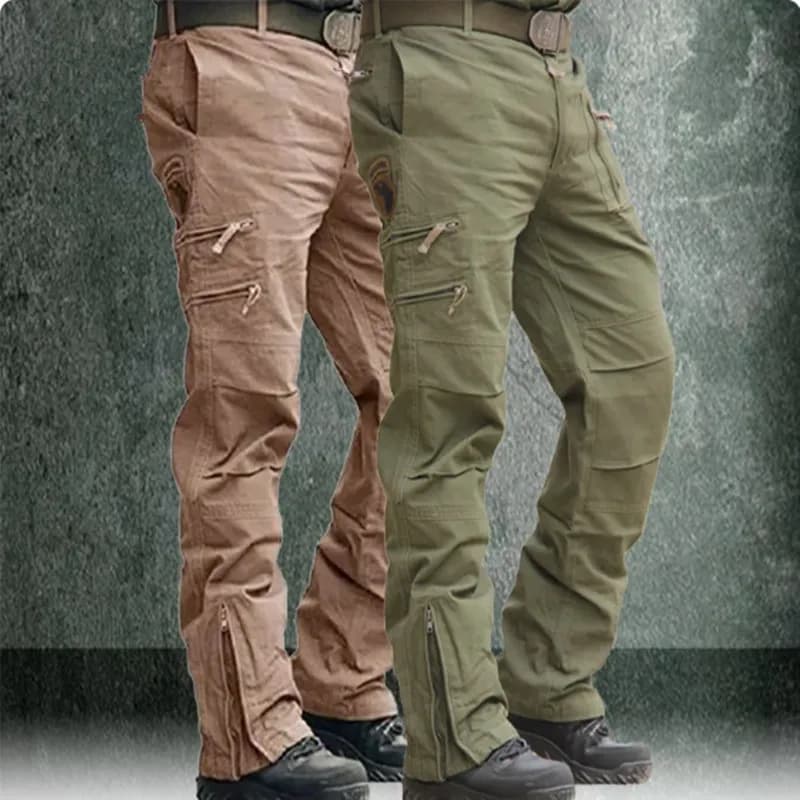Pantalon cargo camouflage 2024 homme militaire vert gris multi-poches coton pêche travail