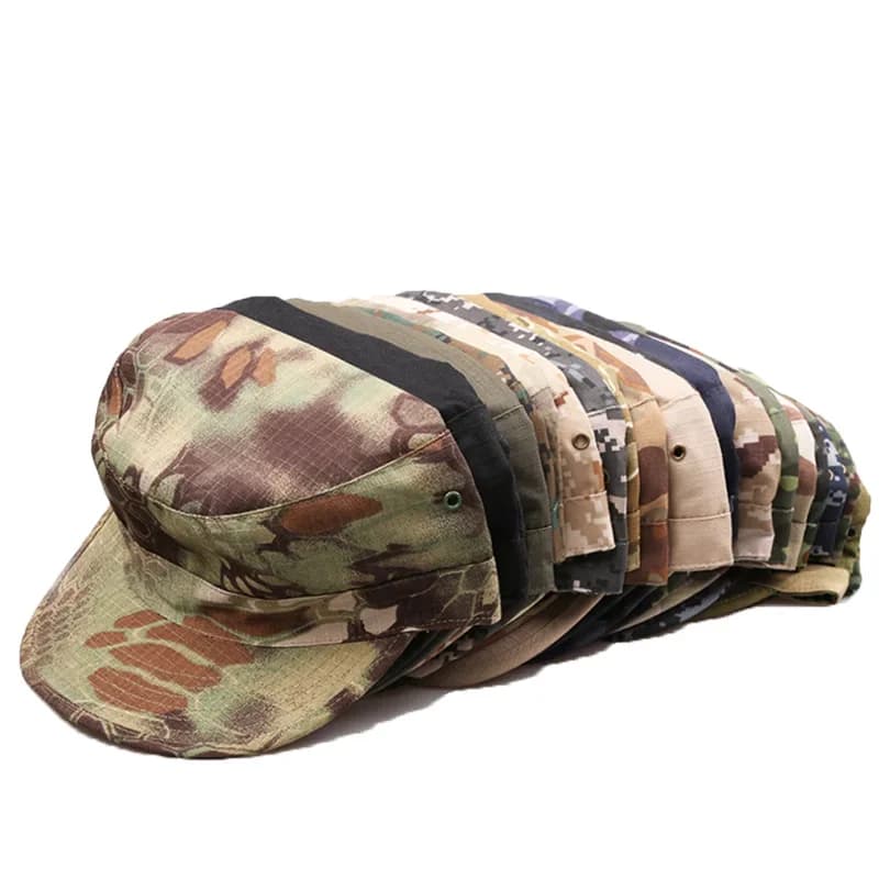 Casquette shako camouflage pêche sniper - Training cap épais 58-60cm airsoft chasse qualité premium