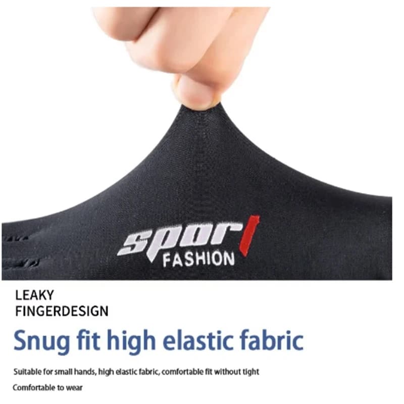 Gants soie glacée anti-UV homme femme - Conduite, pêche, vélo avec écran tactile