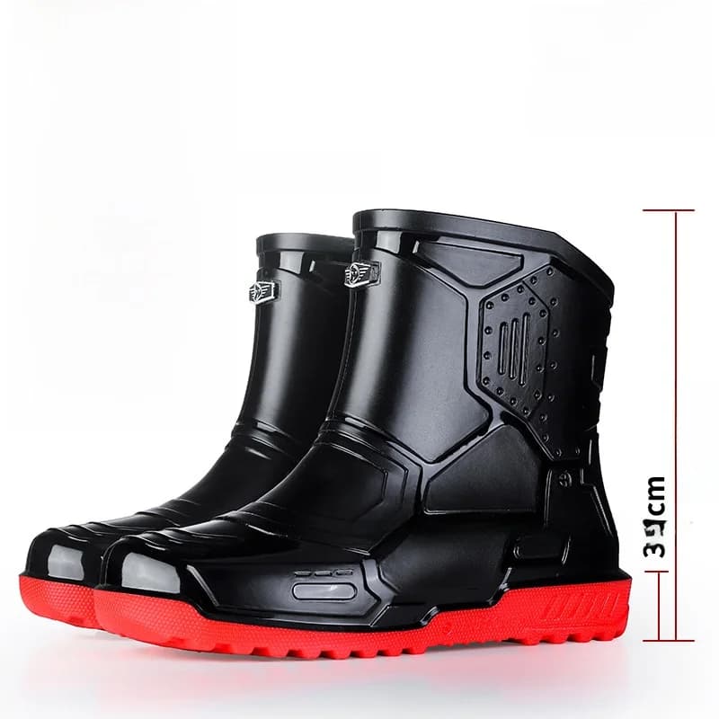 Bottes de pluie mode homme basse imperméables antidérapantes pour pêche et outdoor