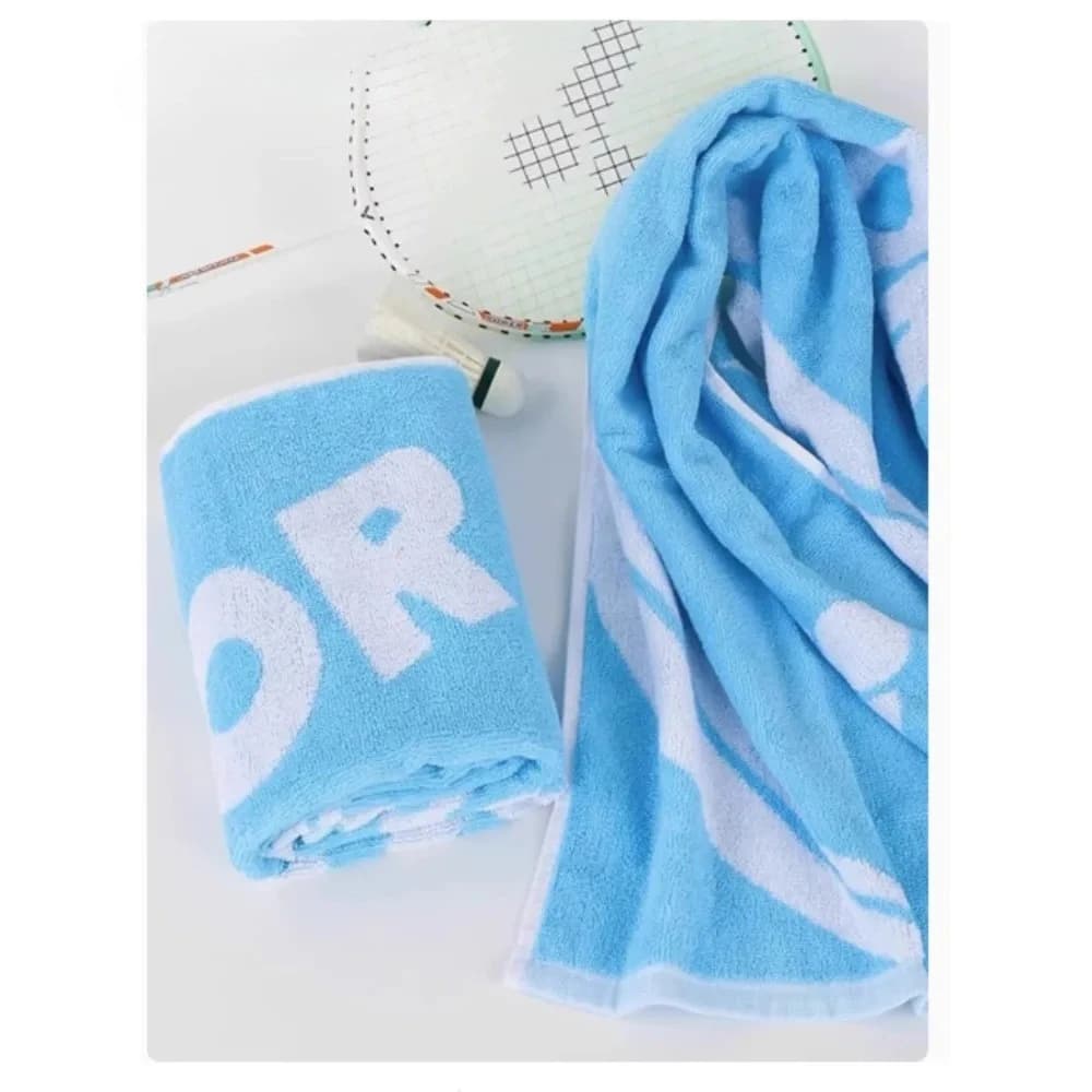 Serviette pêche badminton épaisse absorbante - Essuie-mains coton randonnée escalade 40x85cm