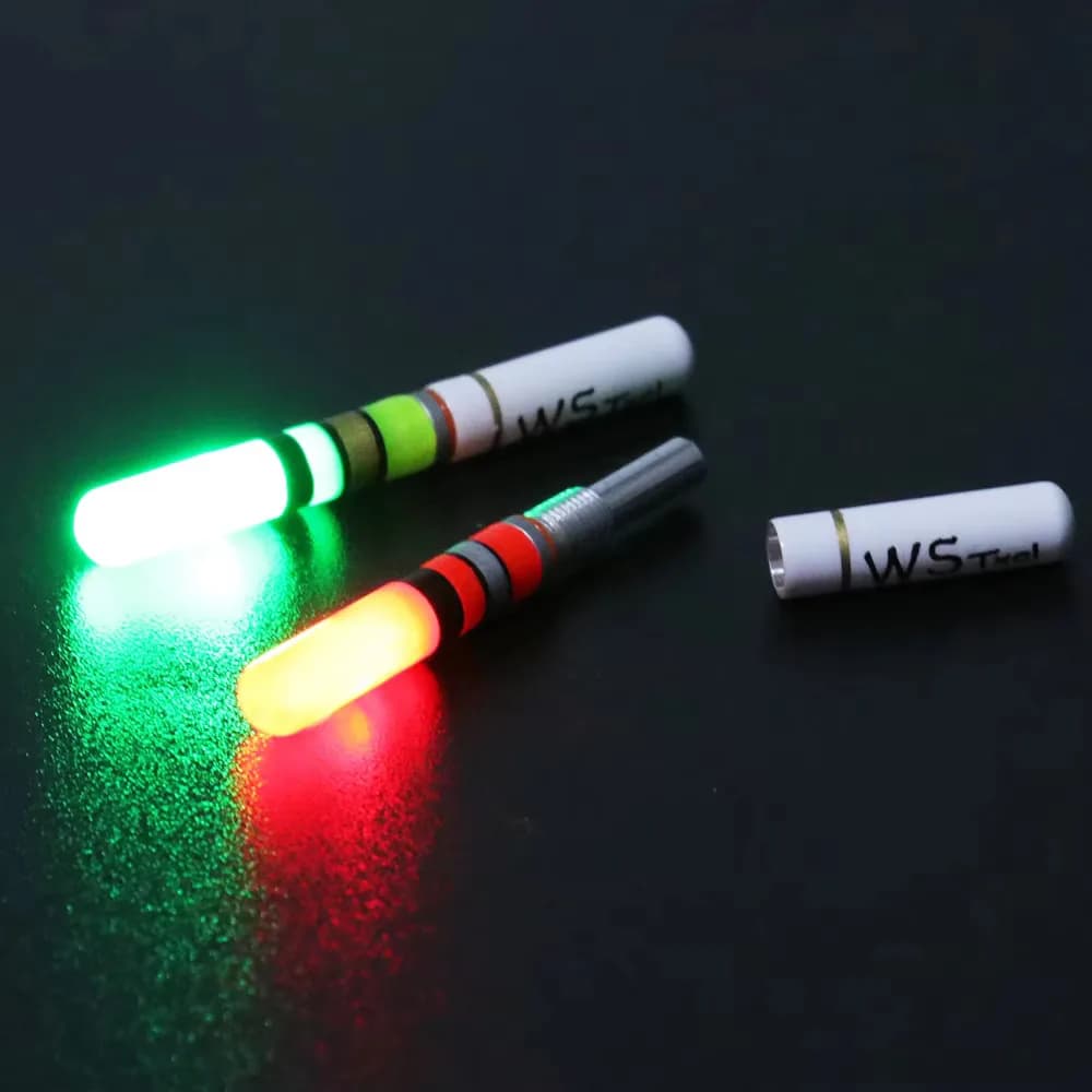Lampe de pêche LED CR322 rechargeable USB, flotteur lumineux pour nuit, canne fluorescente avec batterie lithium 3V