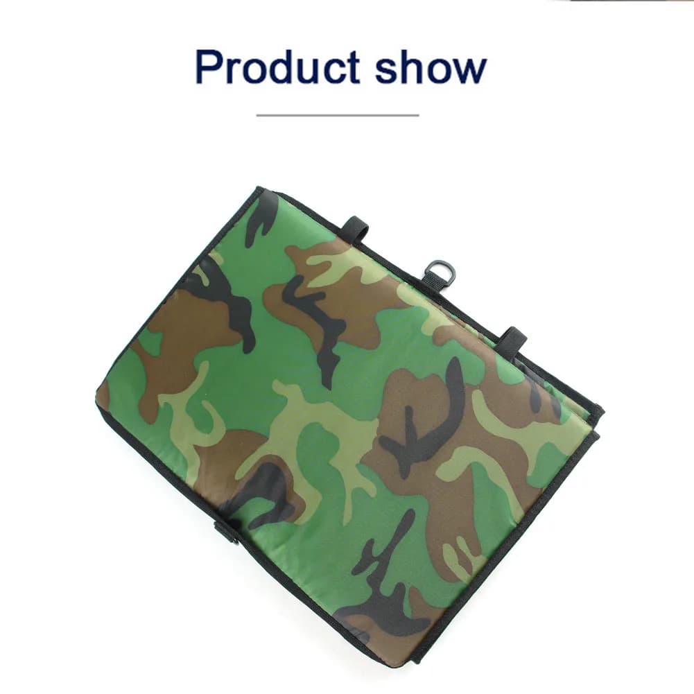 Tapis de décrochage pêche pliable rembourré - Équipement complet pour pêcheur et carpiste