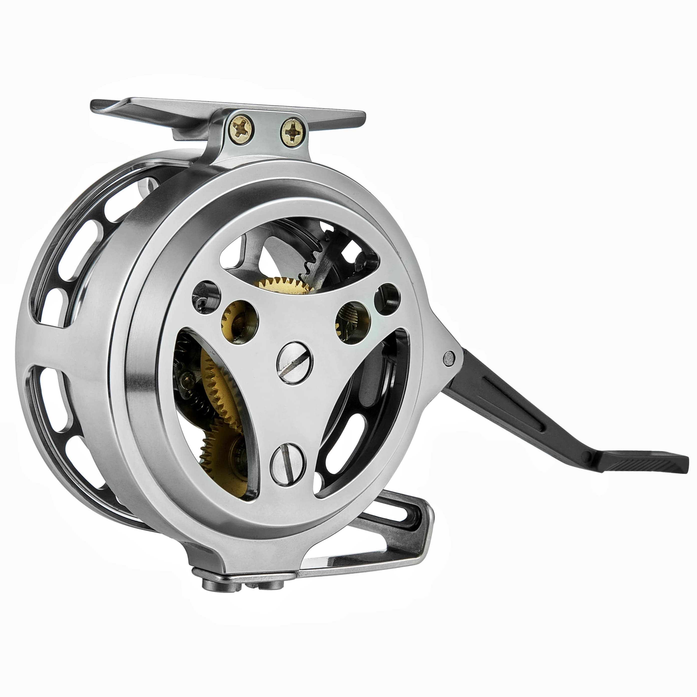 Moulinet fly fishing automatique grand arbor 75mm en aluminium CNC - Pour pêche à la nymphe en rivière