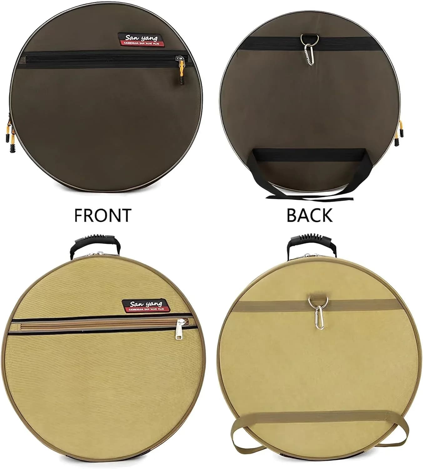 Sac rond pour poissons monocouche 46cm compatible siège de pêche sac à dos filet soin poissons