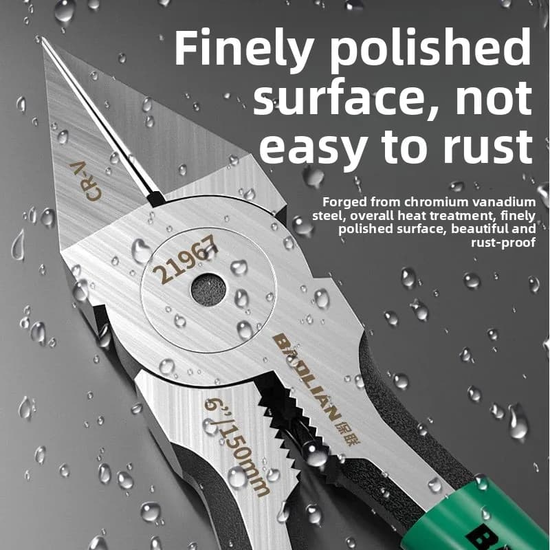 Pinces coupantes latérales industrielles Baolian pour électricien haute dureté outils manuels