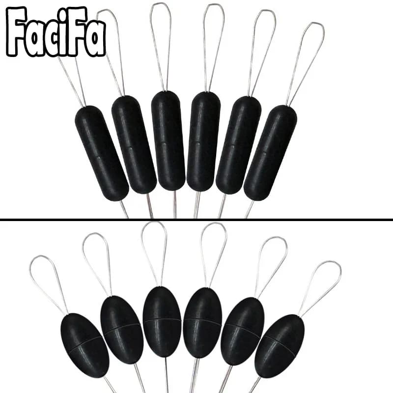 60 pièces de flotteurs de pêche professionnels en silicone anti-dérive, résistants à l'emmêlement des lignes, avec