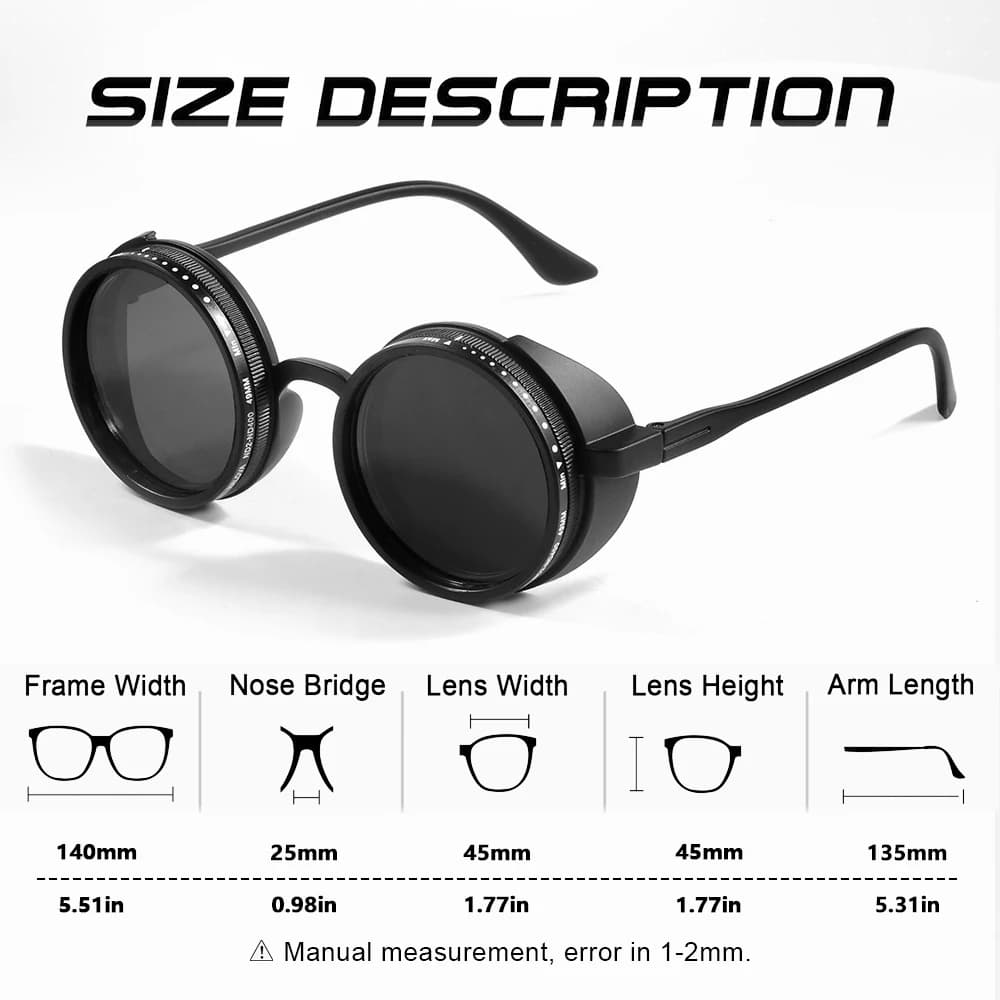 Lunettes de Soleil Pêche CRIXALIS Teintes Réglables 1-9 Manuel Filtre UV400 Polarisées Rétro