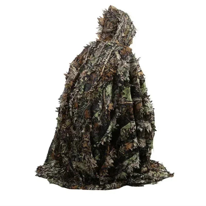Vêtements pêche camouflage érable 3D - Tenue Ghillie discrétion optimale pêcheurs