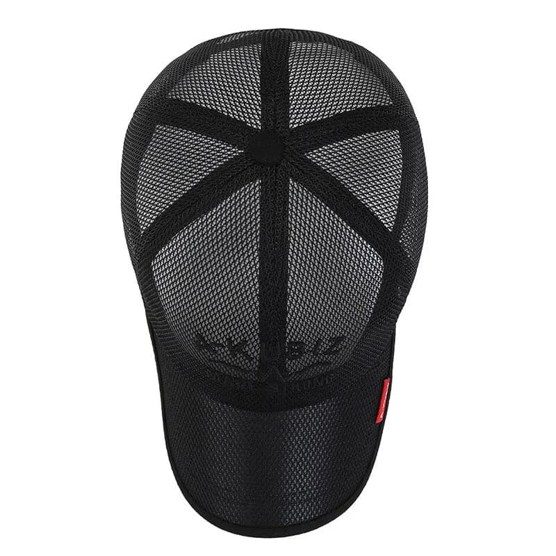Casquette mesh baseball brodée été homme femme visière protection solaire extérieure lettre