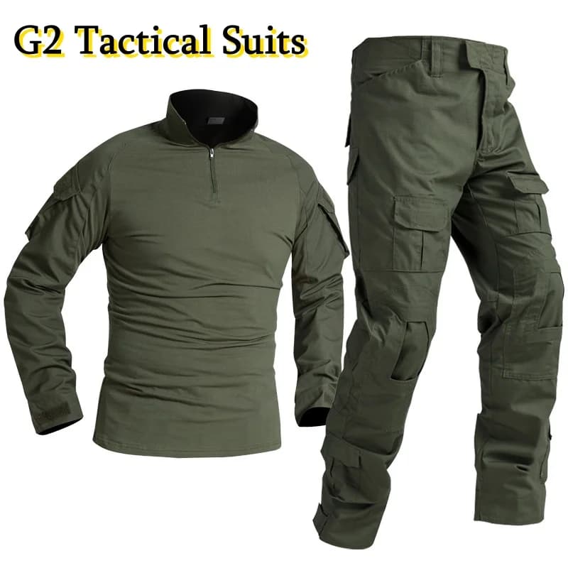 Uniforme tactique G2 + Ghillie pour pêche survival et activités outdoor extrêmes