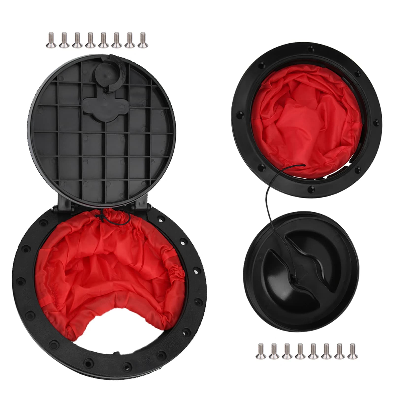 Hatch cover étanche rond pour kayak - Couverture circulaire avec sac de rangement inclus