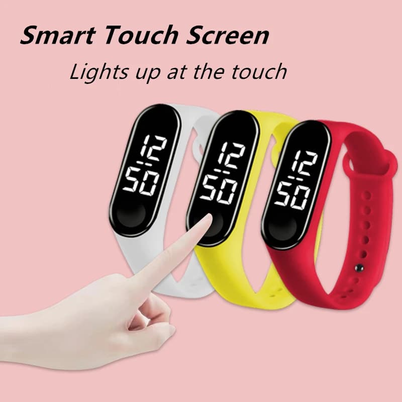 Montre étanche enfant dinosaure licorne jouet éducatif bracelet digital électronique LED pour garçon fille