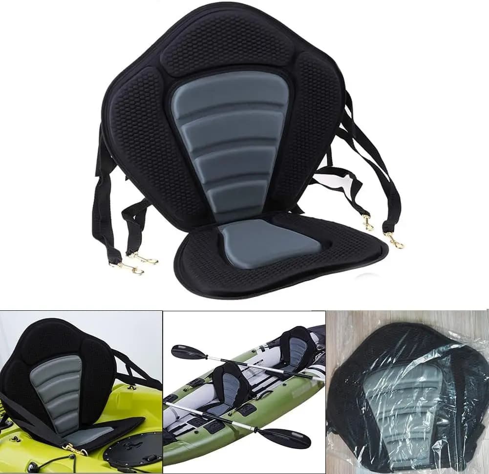 Siège de kayak rembourré réglable - Support dorsal confortable pour pêche et SUP