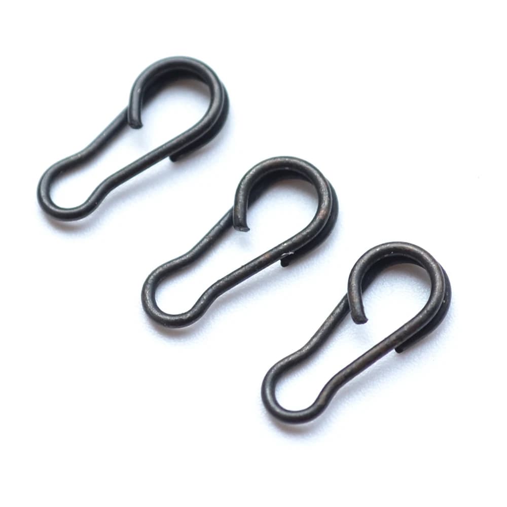 60 clips rapides AG039 pour pêche carpe - Attaches rapides émerillons changement instantané