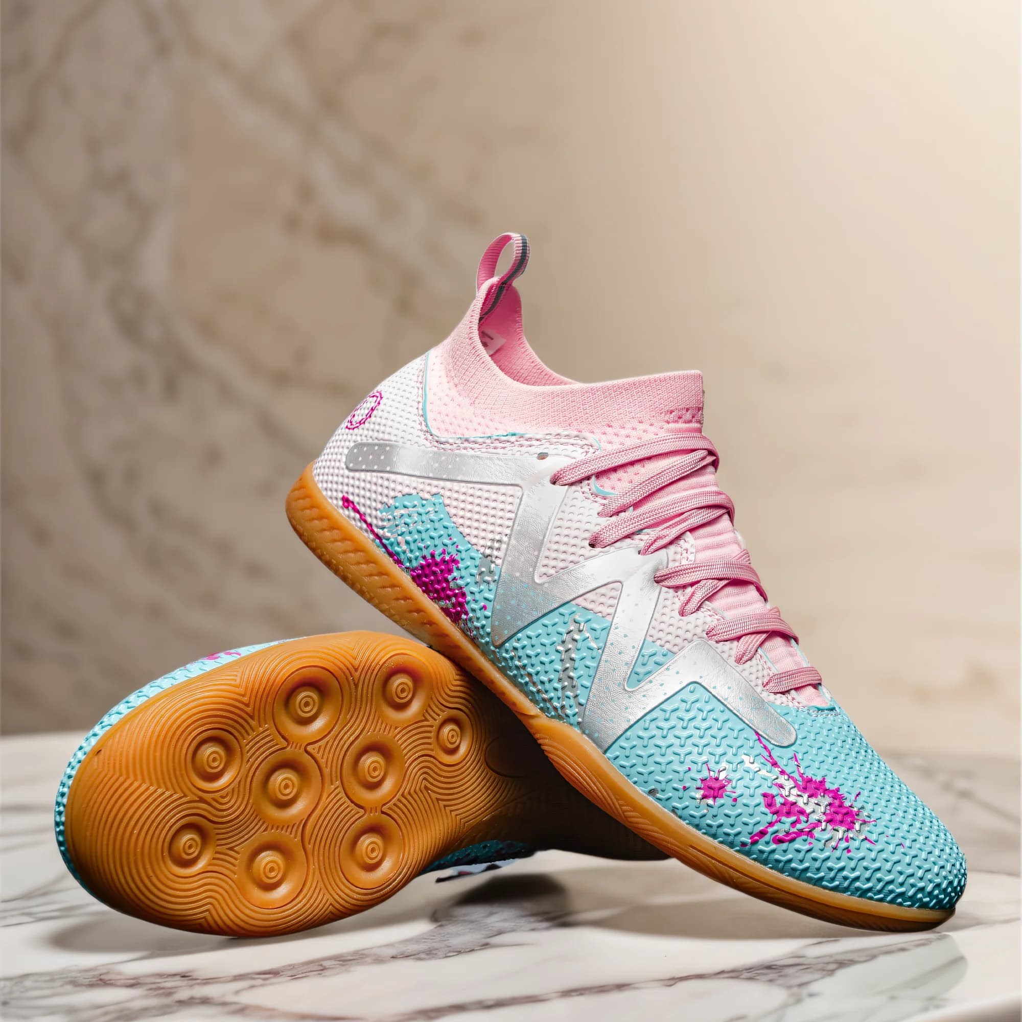 High-top soccer shoes for indoor five-a-side training for both men and women, sl