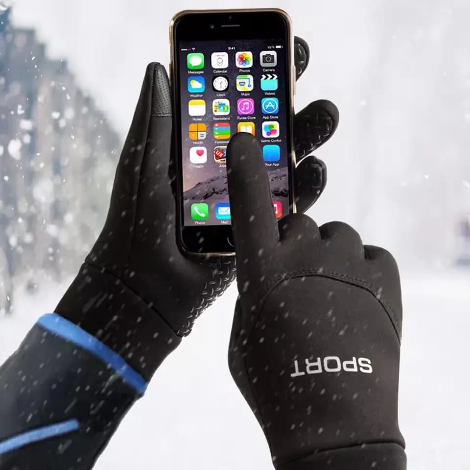 Gants automne hiver touchscreen homme femme chauds polaire sports outdoor windproof cold proof vélo